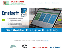 Tablet Screenshot of dcsistemasqro.com